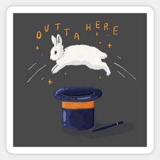 Outta Here Bun Sticker